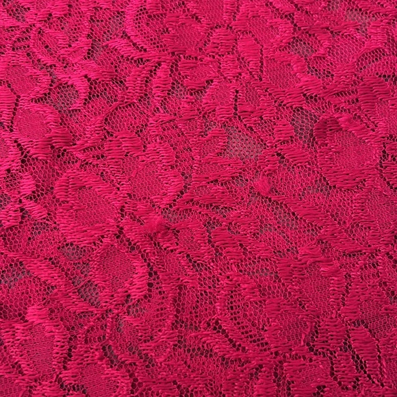 Red Lace Slip Dress - Picture 14 of 16